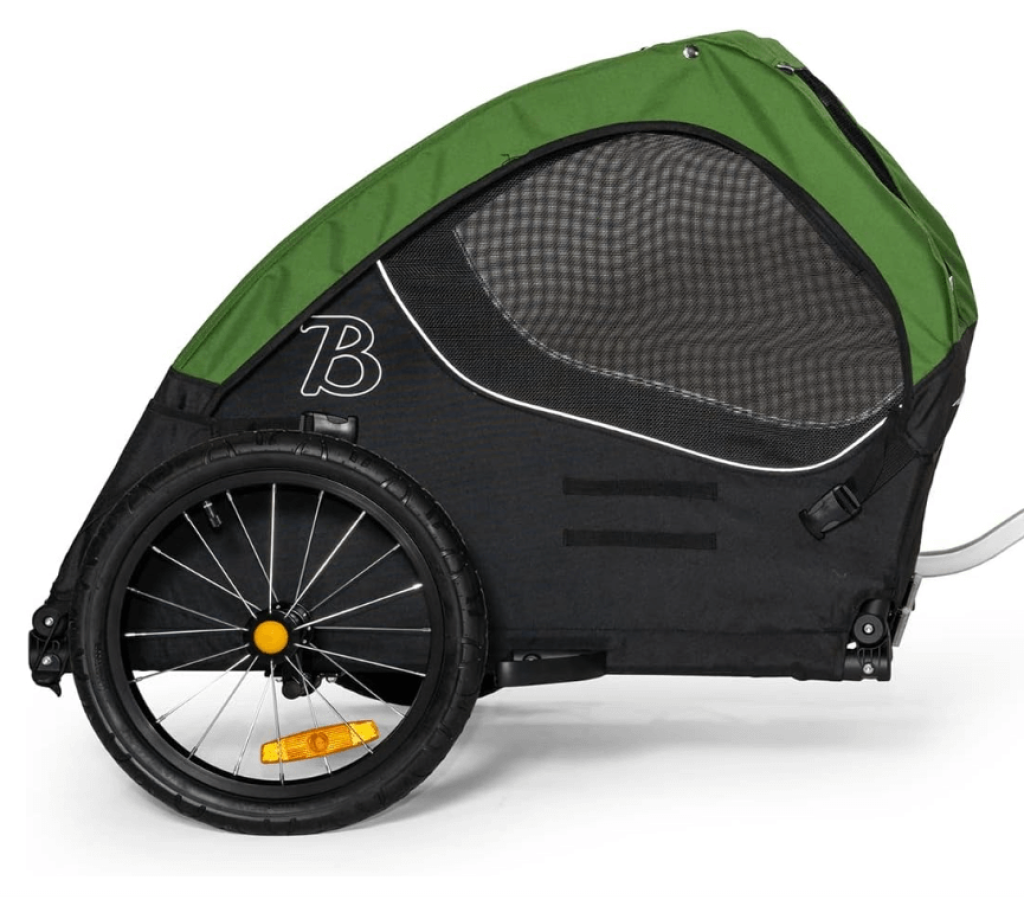 HOMCOM Chariot de courses pour vélo remorque pliable en aluminium avec sac  amovible en tissu