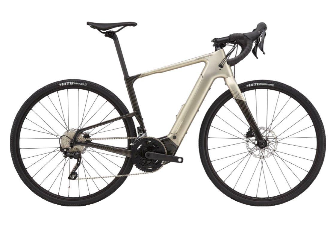 GRAVEL-BIKE-ELECTRIQUE-CANNONDALE-TOPSTONE-NEO-CARBON-4-700C-SHIMANO-GRX-10V-CHAMPAGNE-2021