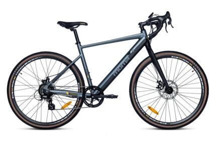Moma Bikes E-GRAVEL 28PRO Equipped Full Shimano 8 vitesses Freins à disques TEKTRO Bat. Ion Lithium intégrée et amovible de 36V 10Ah