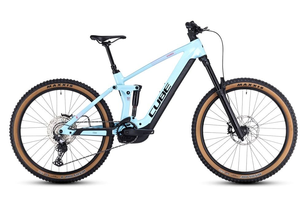 VTT-Electrique-Tout-Suspendu-Cube-Stereo-Hybrid-160-HPC-Race-625-27.5-Shimano-Deore-12V-625-Wh-27.5-Bleu-Ice-2023