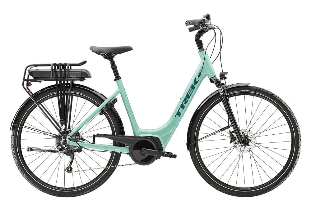 Velo-de-Ville-Electrique-Trek-Verve-2-Lowstep-Shimano-Acera-Altus-9V-300-Wh-Vert-Sauge-2023-1