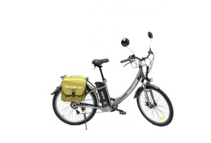 Velo electrique de ville Velobecane Easy ++ gris