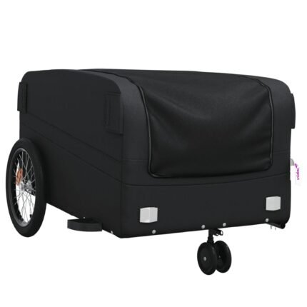 Remorque chariot transport de vélo 45 kg fer noir 02_0044075