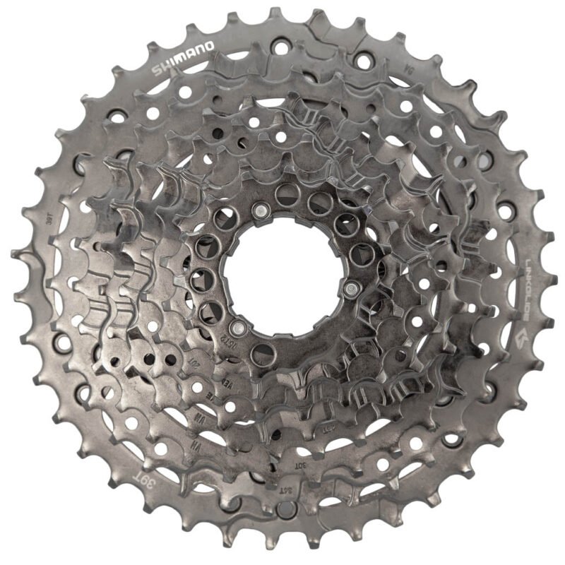 Cassette Shimano CUES CS-LG400 10 vitesses vue rapprochée