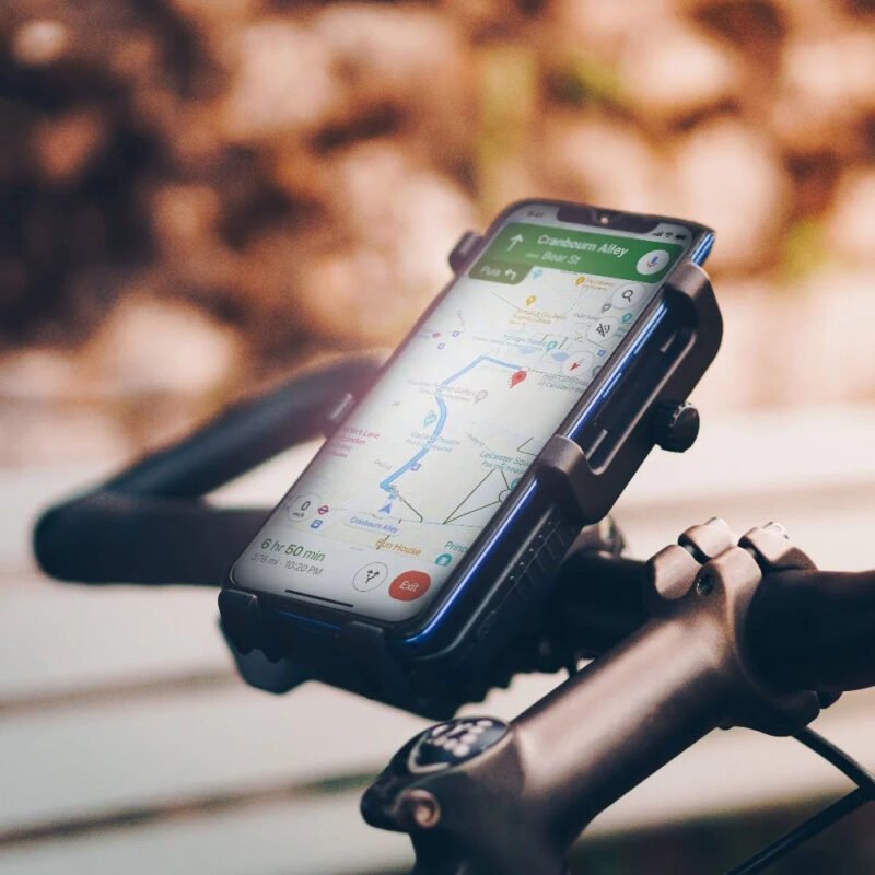 Support de téléphone avec batterie Cyclotron Sunslice
