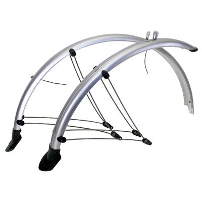 Paire de garde boue pour vélo 28 pouces avec câble électrique - 45 mm