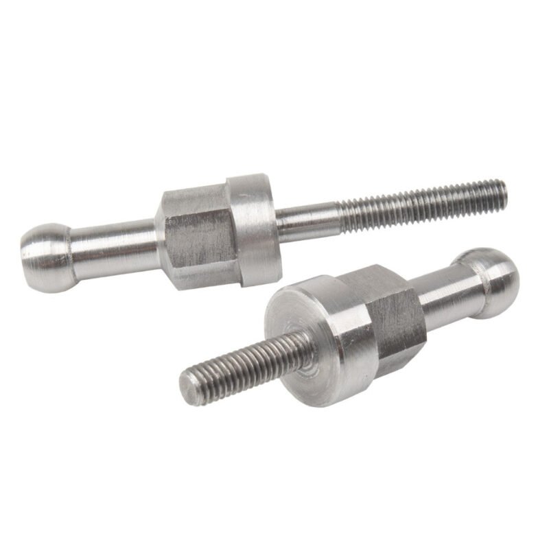 Adaptateurs fixation remorque mono-roue M-Wave pour axe traversant lot de 2